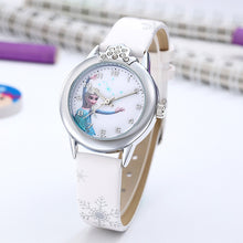 Load image into Gallery viewer, Elsa Watch Girls Elsa Princess Kids Watches Leather Strap