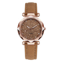 Load image into Gallery viewer, Décontracté femmes romantique ciel étoilé Montre-bracelet
