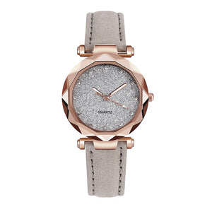 Décontracté femmes romantique ciel étoilé Montre-bracelet