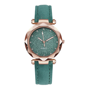 Décontracté femmes romantique ciel étoilé Montre-bracelet